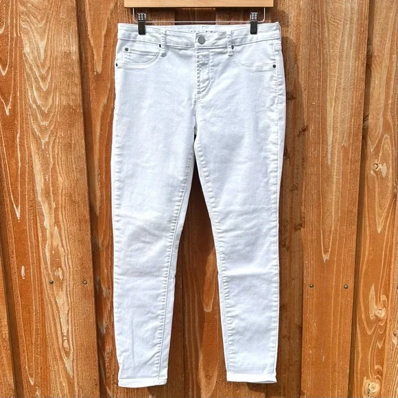 Articles Of Society Crisp White Skinny Ankle Jeans Designer Denim Size 29 - Picture 2 of 8